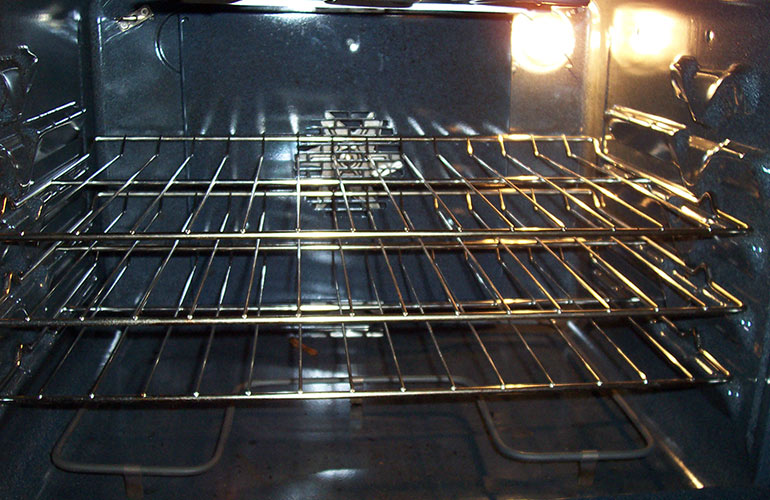 Oven rack cleaner