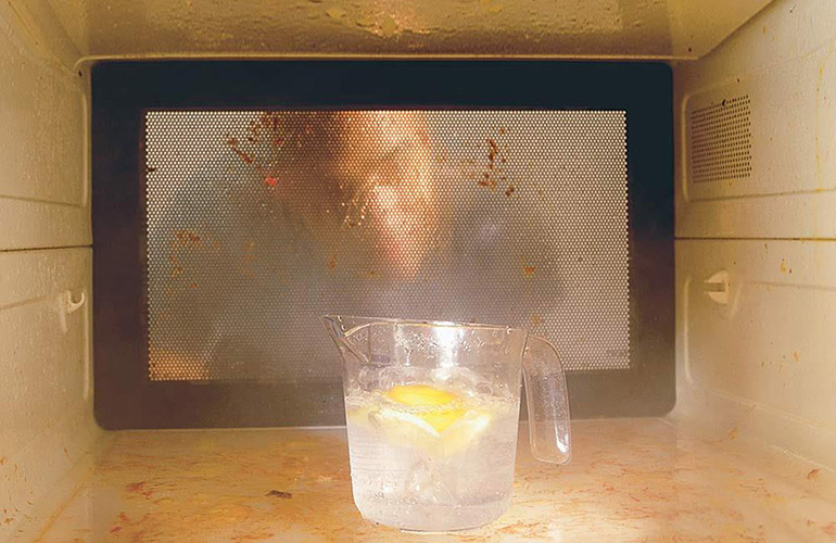 Microwave cleaner