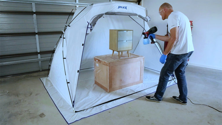 Spray fast and easy with JFLEX Spray Shelters