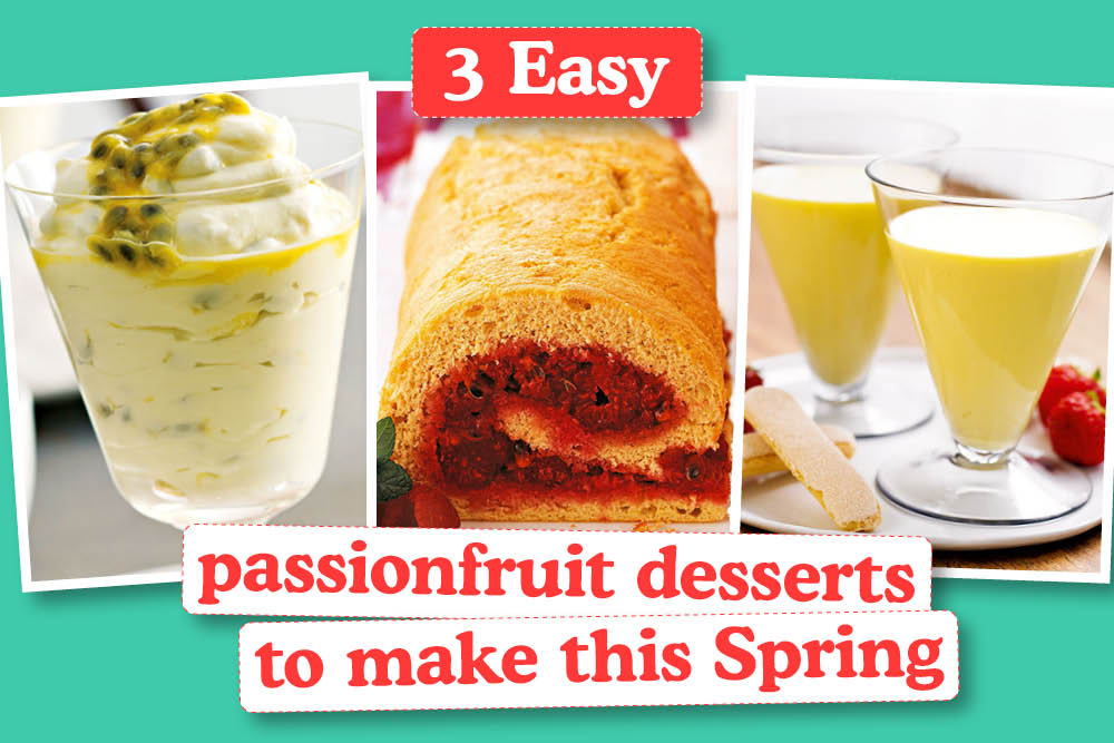 3 Easy Passionfruit Desserts