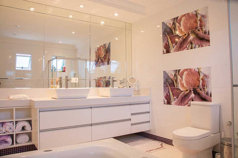 How To Hang A Mirror On Tiles Australian Handyman - How To Attach Mirror Bathroom Tiles