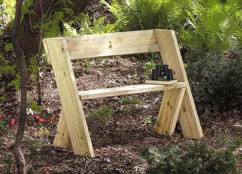 4. Build a Wooden Bench for Less