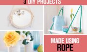 3 DIY Projects Made Using Rope