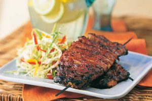 Barbecued Pork Tenderloin Ribs