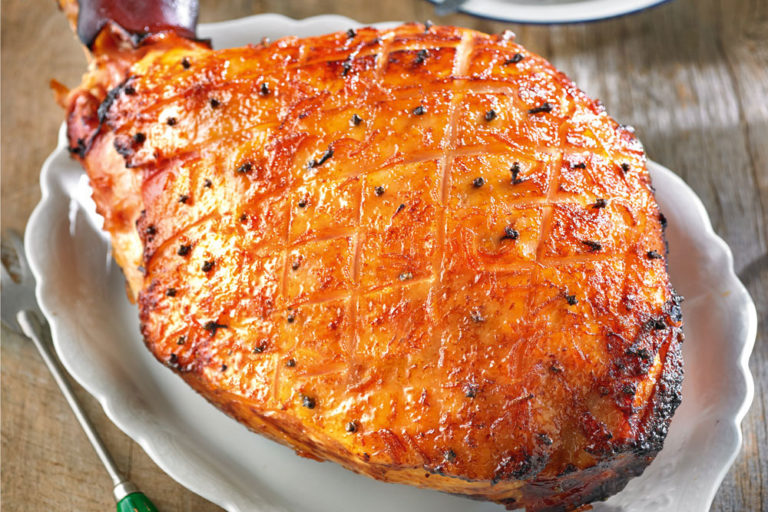 Bourbon & Orange Marmalade Glazed Leg Of Ham