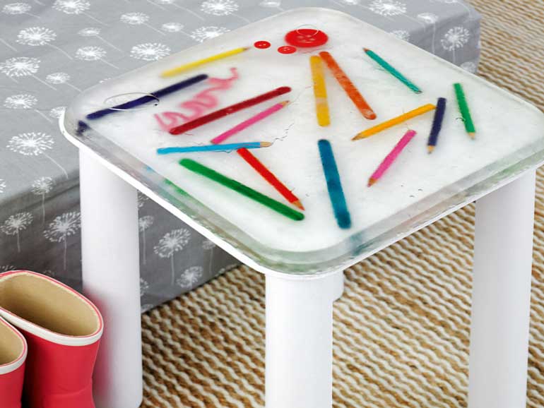 1. Personalised craft table