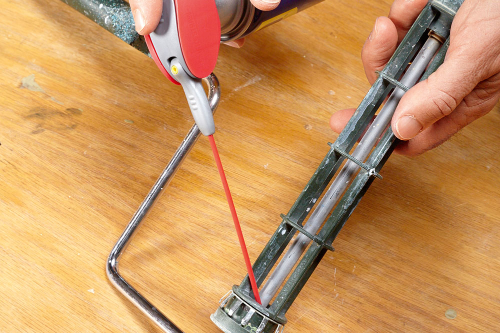 Prevent rust on foam rollers