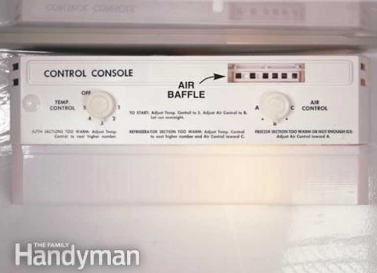 Step 7: Adjust the temperature controls (1 minute)