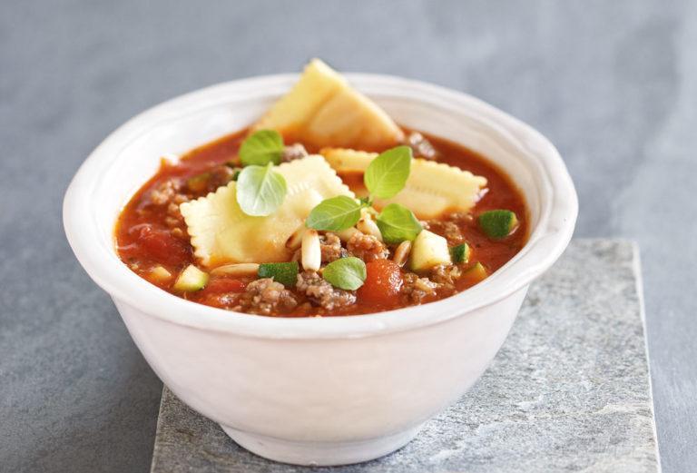 Beef And Tomato Ravioli