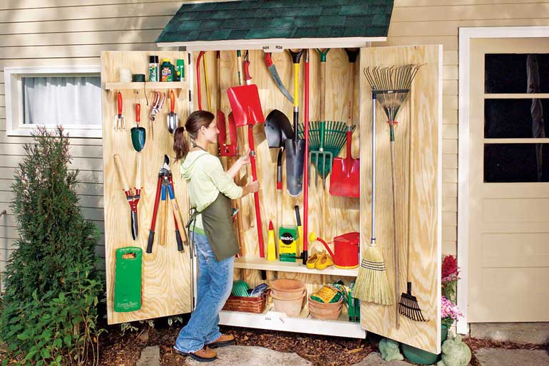 Build A Garden Tool Cabinet, Garden Tool Storage Cabinet Plans