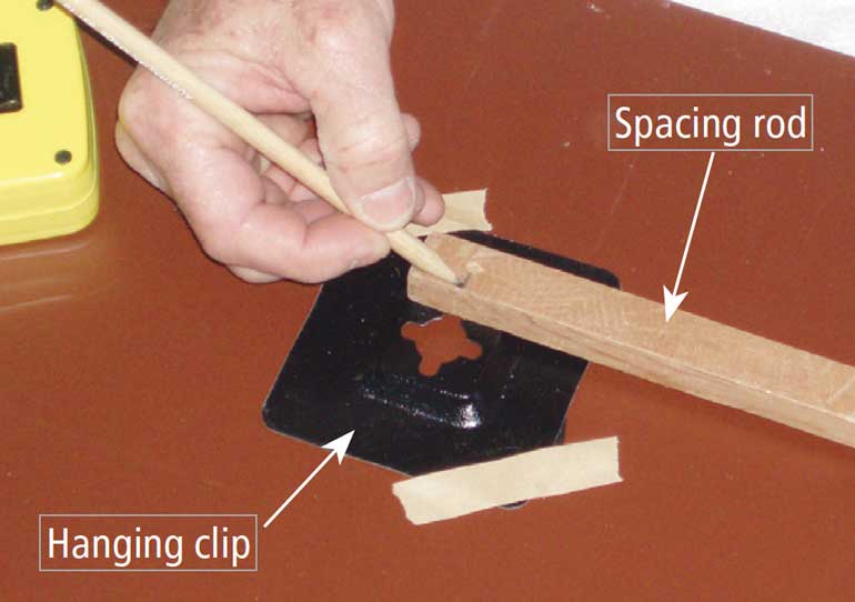 Step 1. Measure clip positions