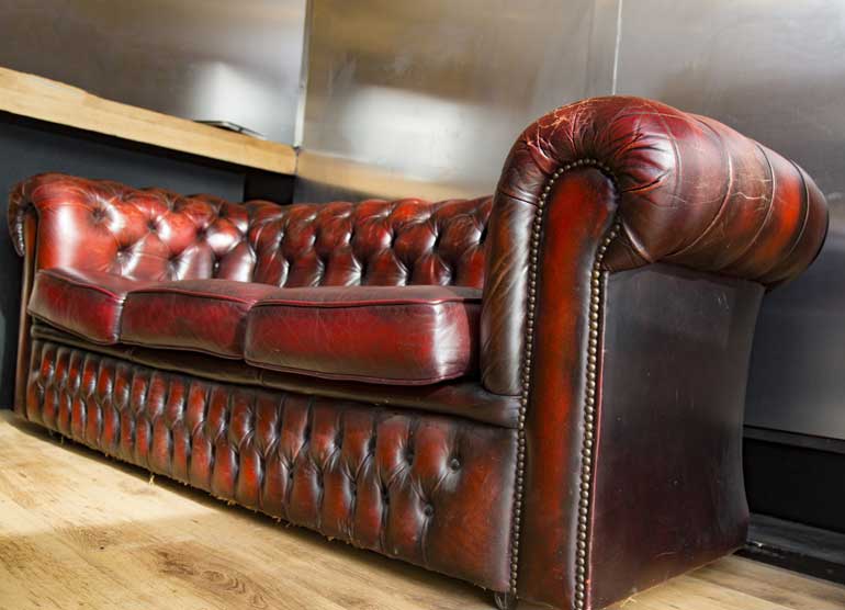 Yes You Can Paint Leather And Here S, How To Spray Leather Sofa