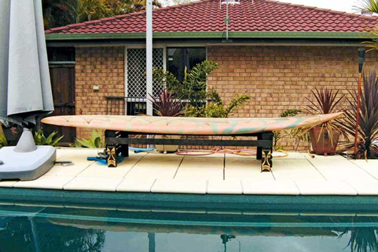 5. Transform a surfboard into a seat