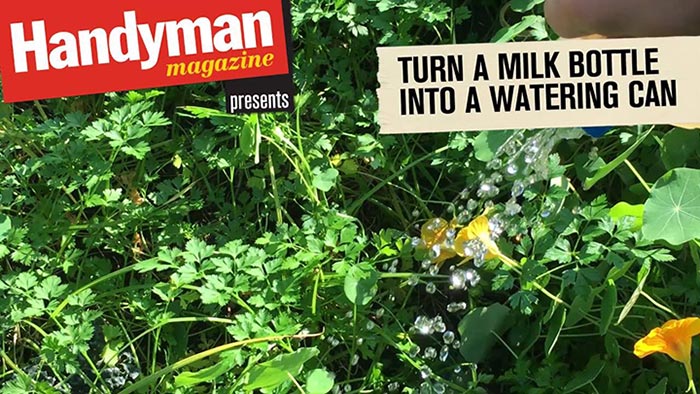 How To Turn A Milk Bottle Into A Watering Can