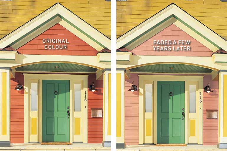 10. Avoid shades that fade 