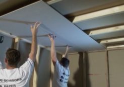 Installing Plasterboard - ceiling and walls