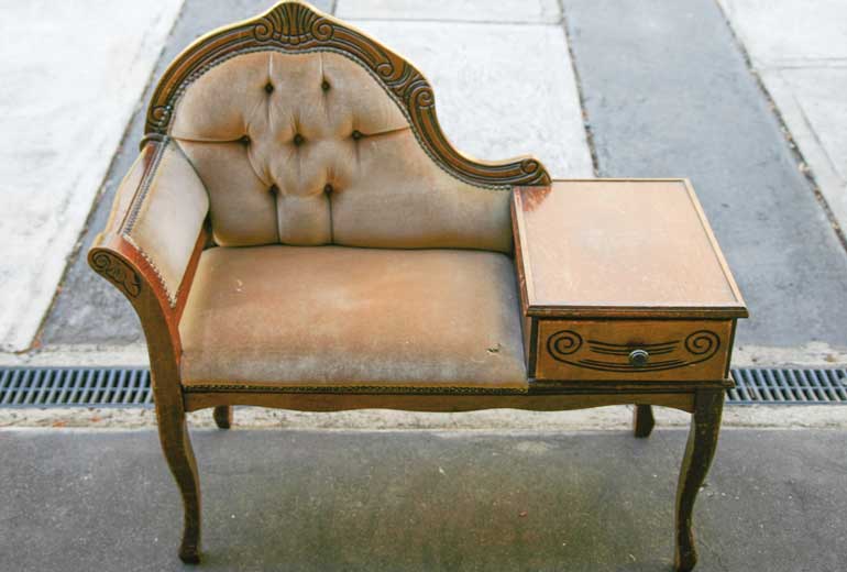 Seat salvage - before