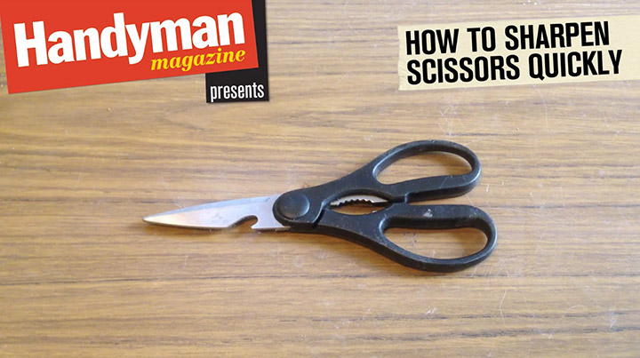 sharpen scissors