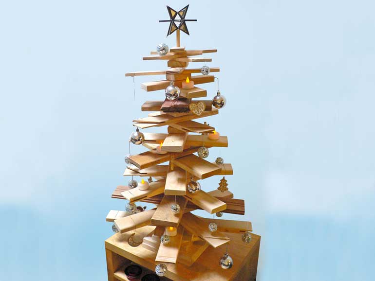 Create A Timber Christmas Tree