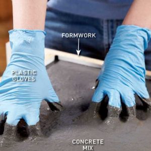 Step 4. Settle the concrete