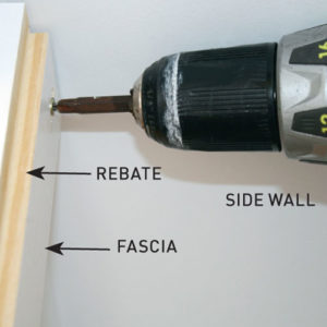 Step 5. Secure the fascias