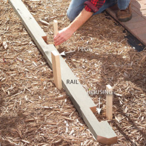 Step 3. Dig the post holes