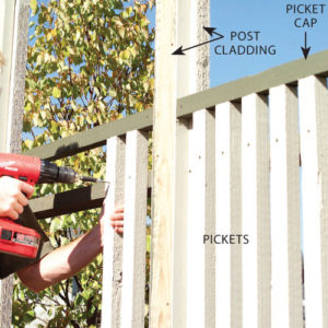 Step 6. Attach the pickets