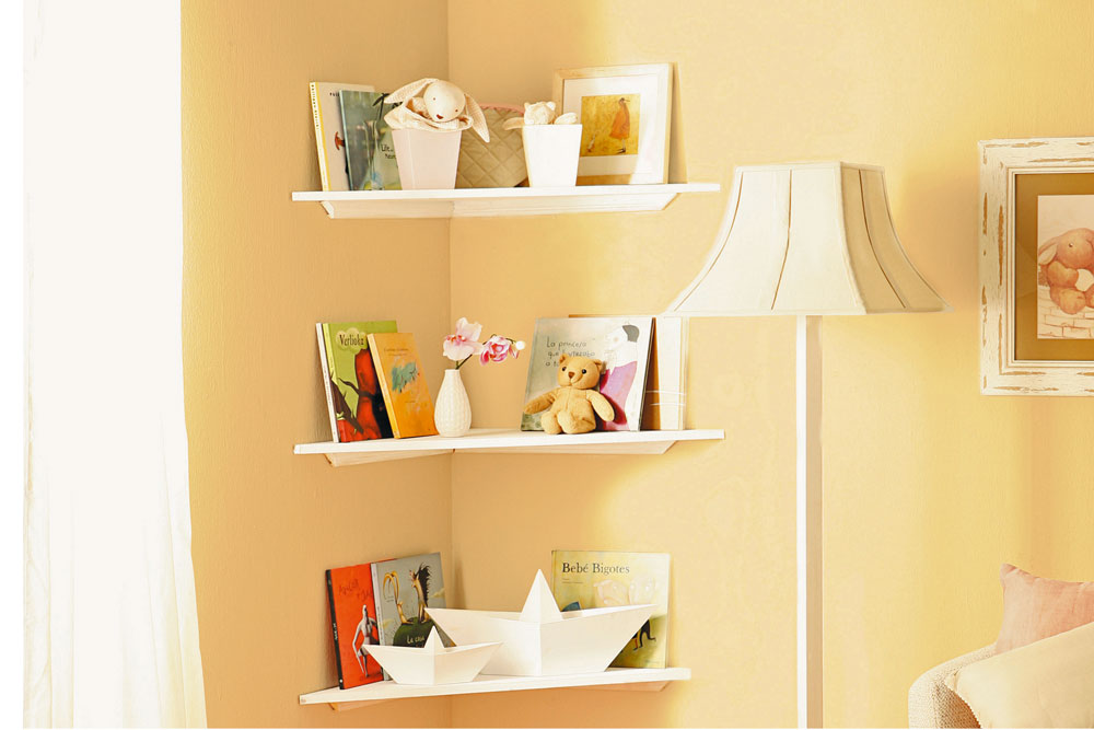 Diy Floating Corner Shelves, How To Support Corner Shelves