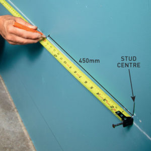 Step 2. Find the stud centres