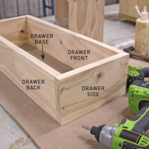 Step 6. Make the drawer boxes