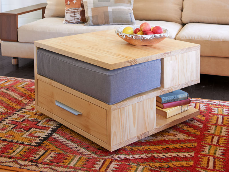 Two-Drawer Coffee Table