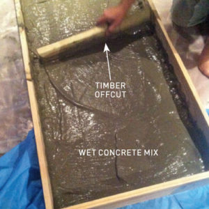 Step 3. Pour the concrete