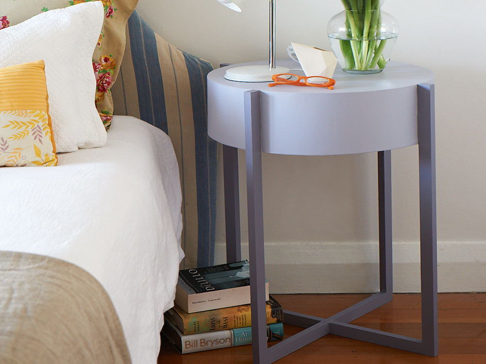 Make A Round Bedside Table Australian, Bedside Tables Round