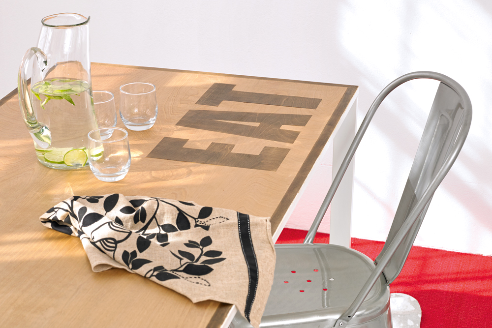 How To Make a Stained Veneer Table