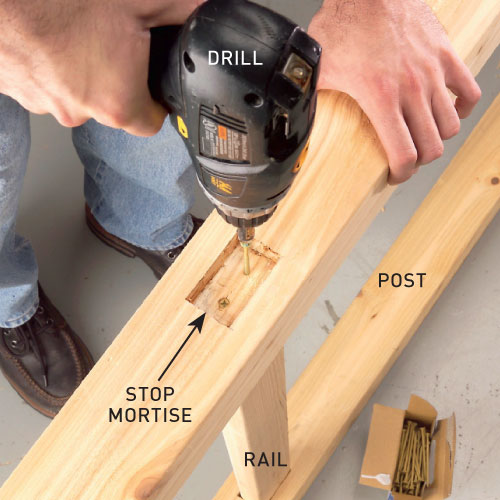 Step 2. Secure the rails