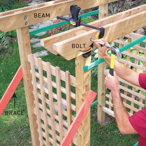 Step 6. Install beams