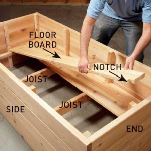 Step 5. Secure the floor 
