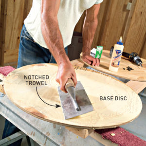 Step 1. Cut the base discs