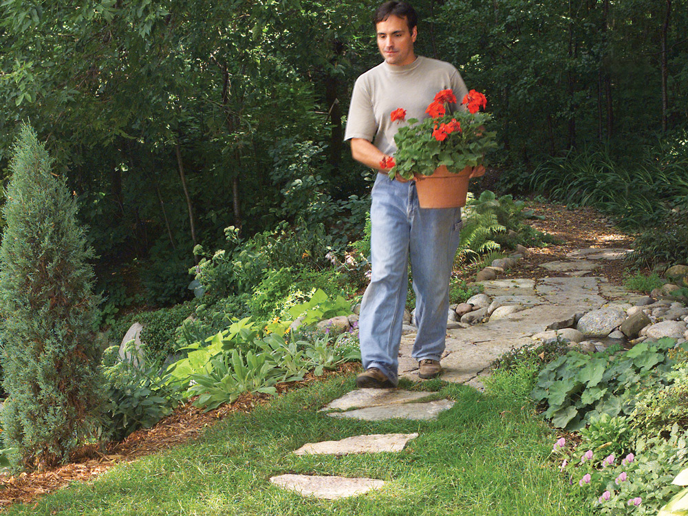 Lay A Stepping Stone Path Australian, How To Lay Stepping Stones In Your Garden