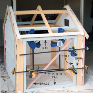 Step 7. Build the door frame