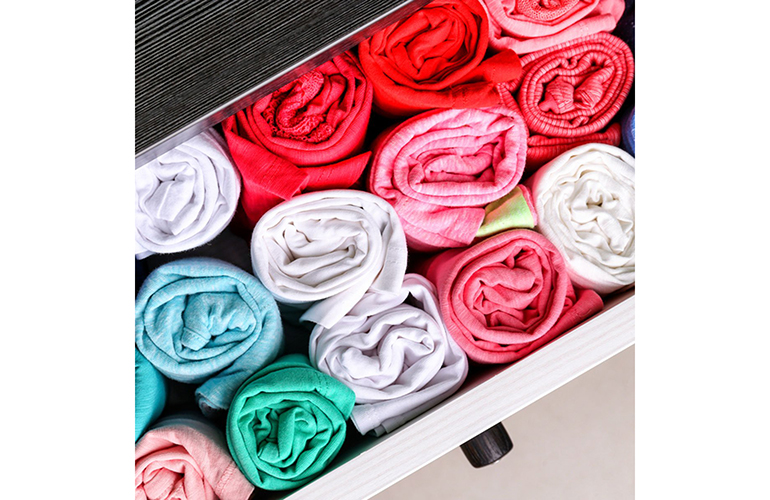 Store everything standing upright