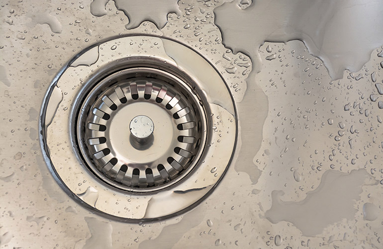 Inspect sinks and tub drains