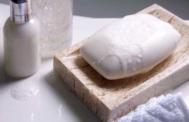 Soap scum remover