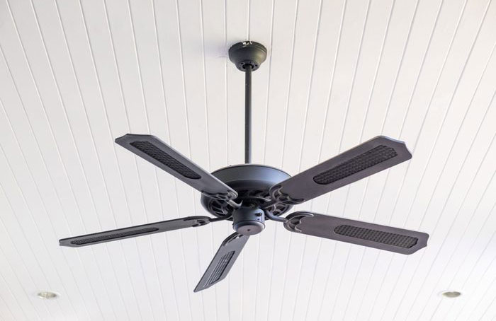 Clean dusty ceiling fans