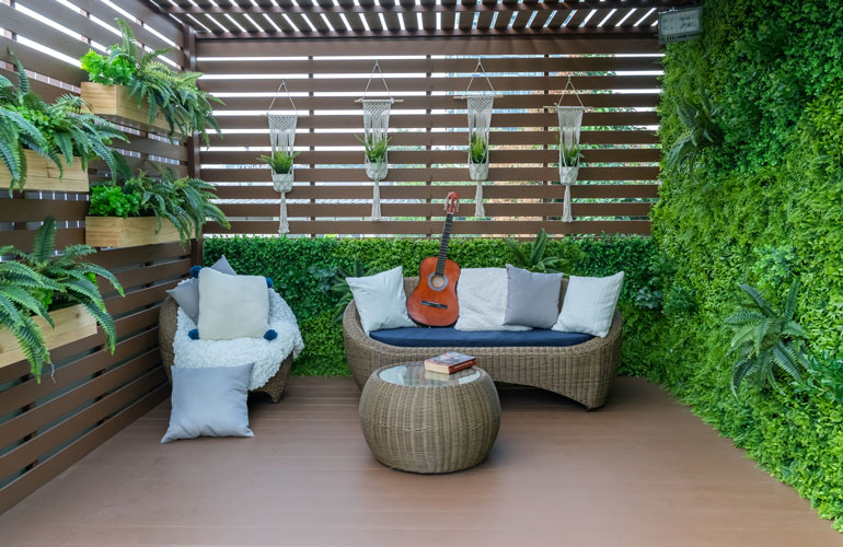 What are the benefits of a living wall?