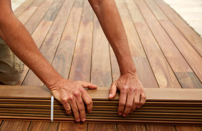 New wood flooring