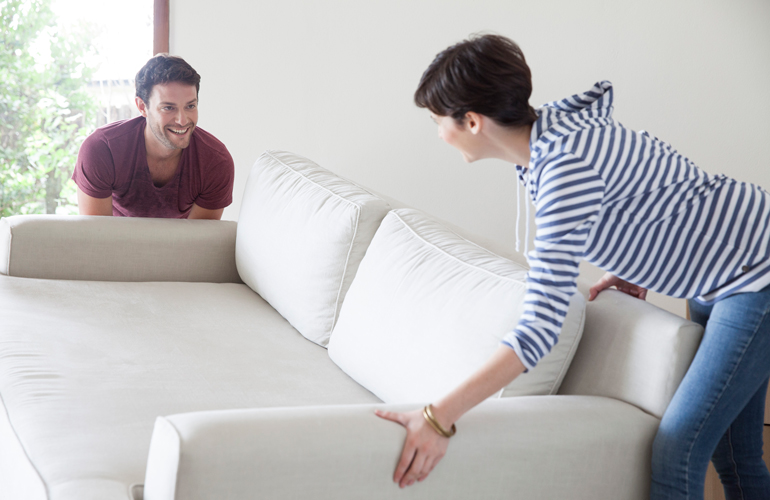 Rearrange your furniture