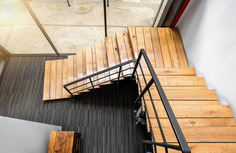 The stairs