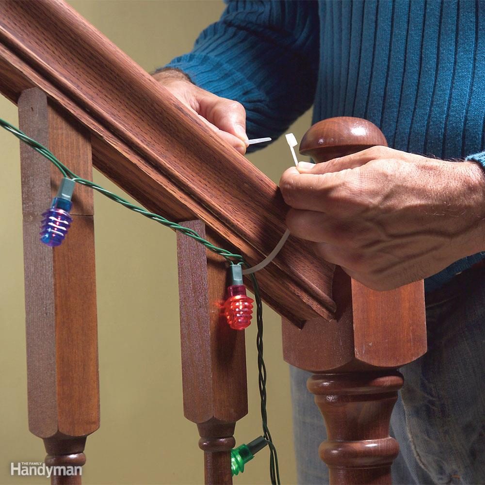 Zip tie your decorations