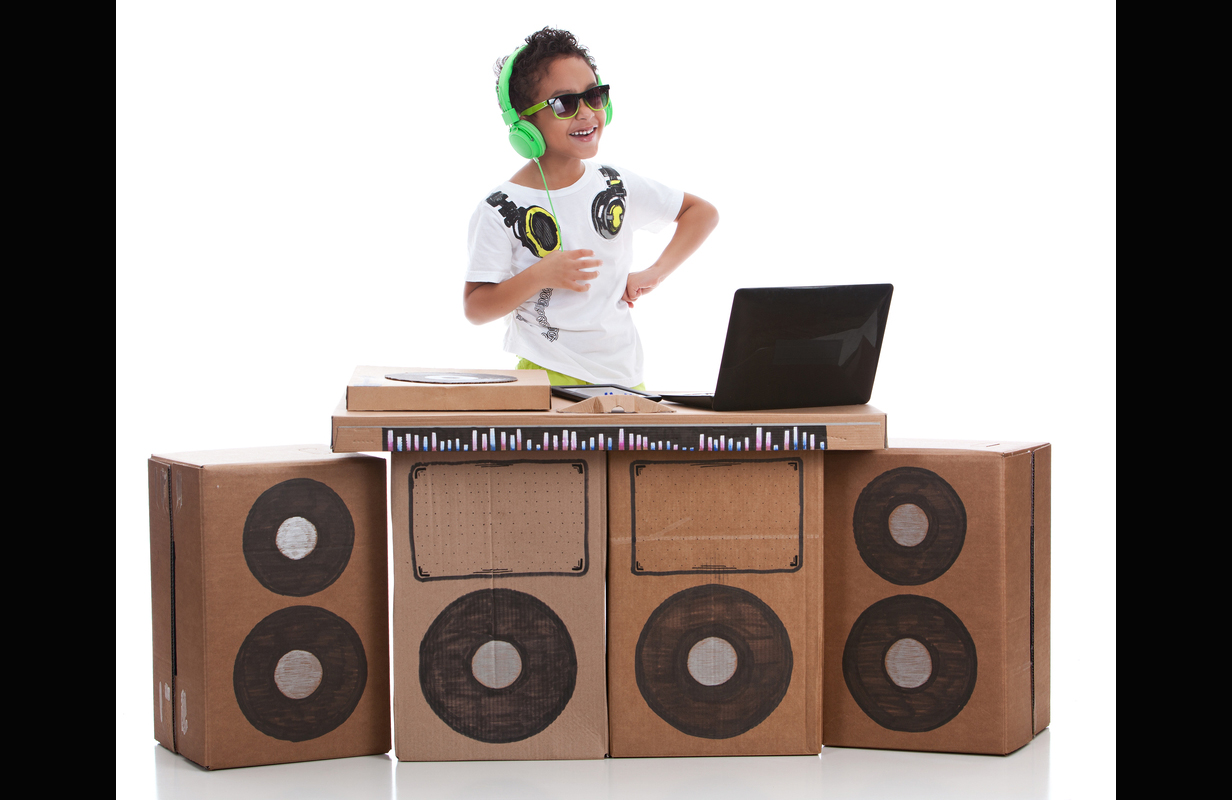 Cardboard DJ